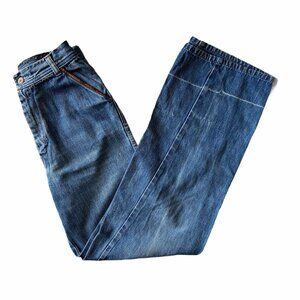 Vintage Militaries Equipment Medium Wash Relaxed Fit Denim Jeans 10P